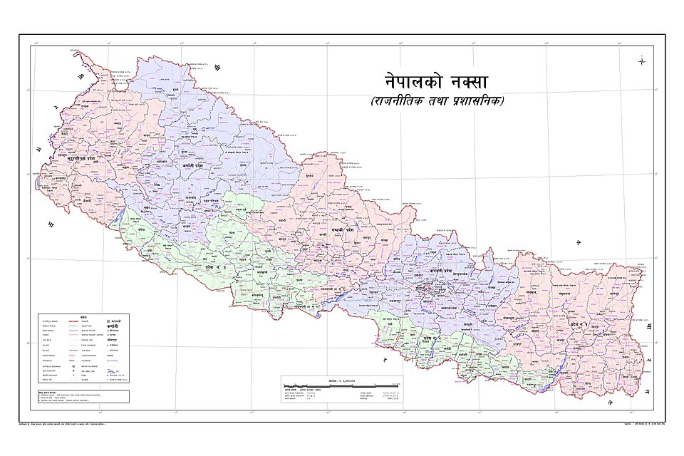 Map of Nepal