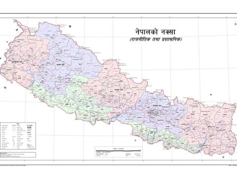 Map of Nepal